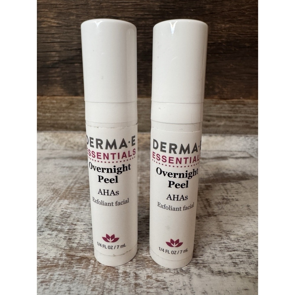 Derma-E Overnight Peel AHAs Facial Exfoliant (Set of 2 Minis)